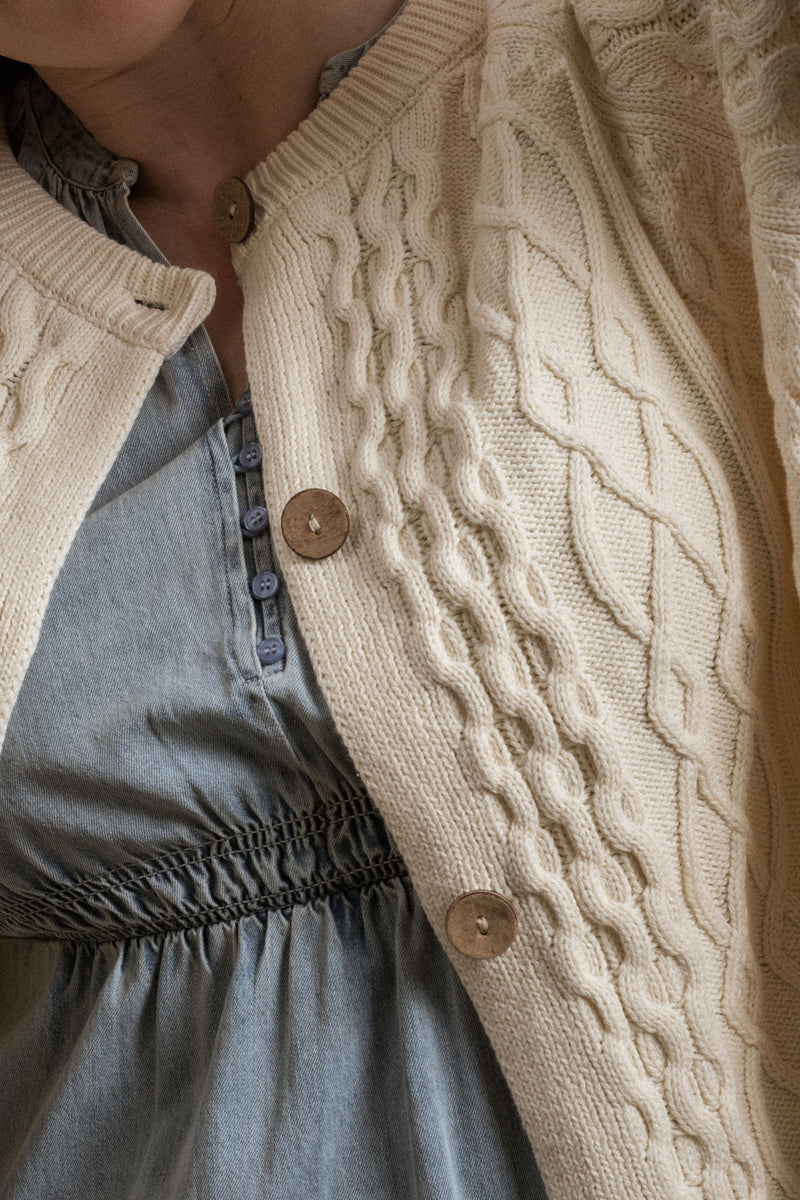 Hazel Cardigan - Cream