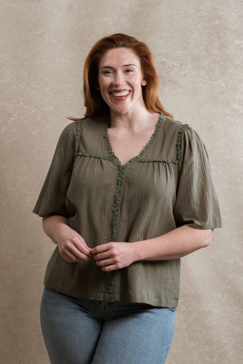 Lilydale Blouse - Green