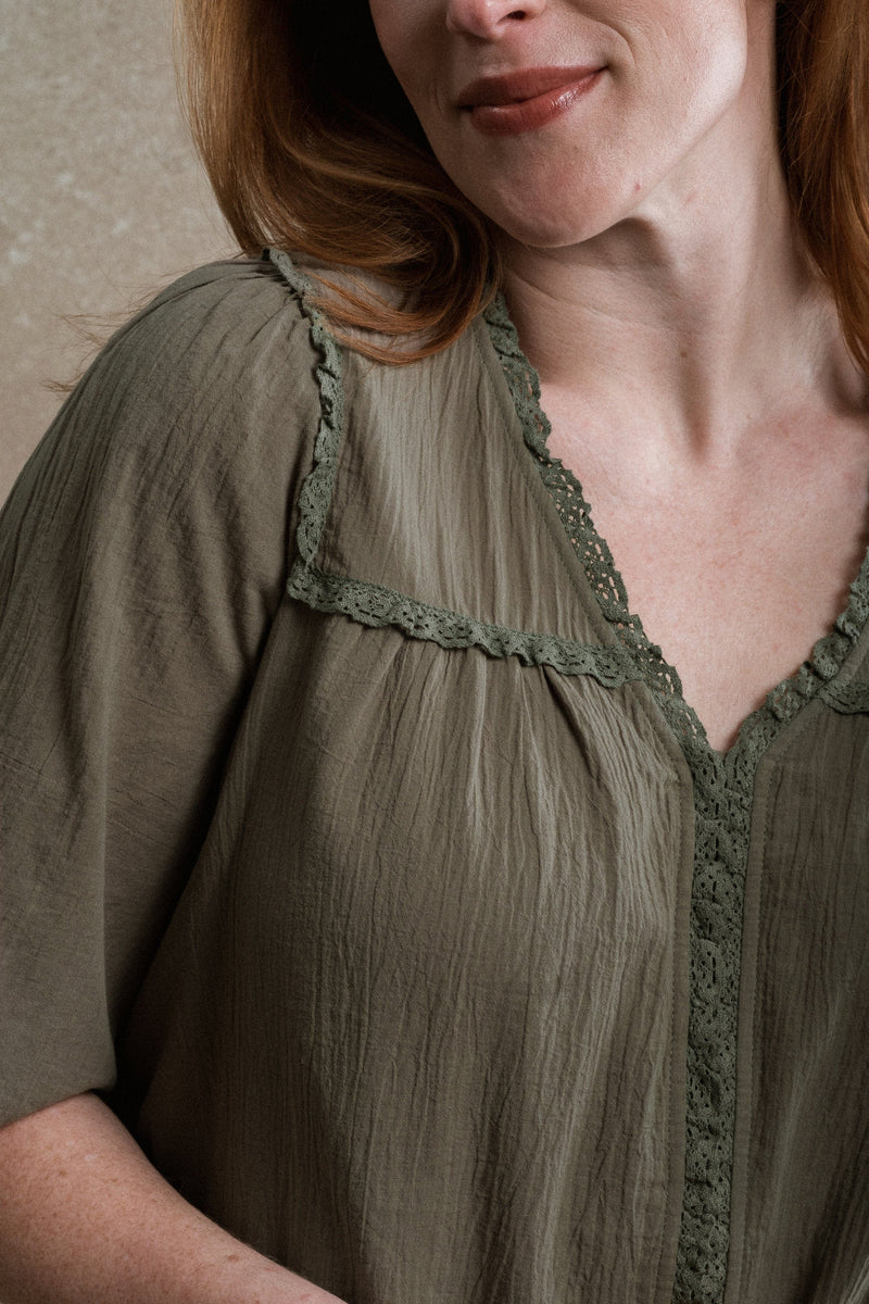 Lilydale Blouse - Green