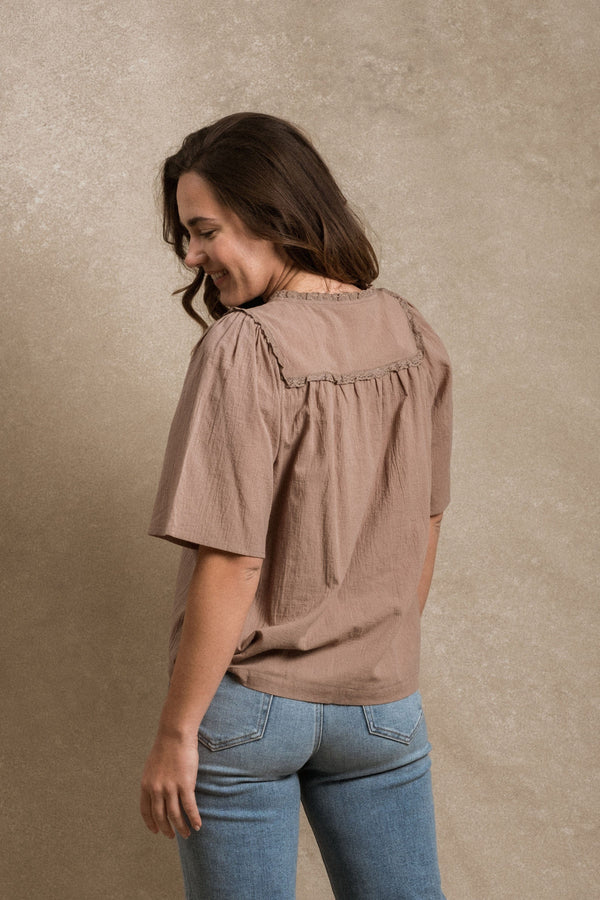 Lilydale Blouse - Brown