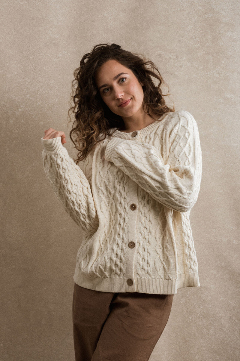 Hazel Cardigan - Cream