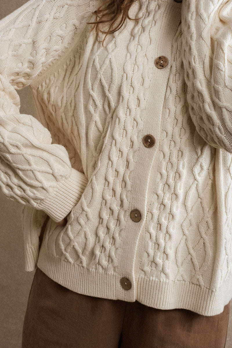 Hazel Cardigan - Cream