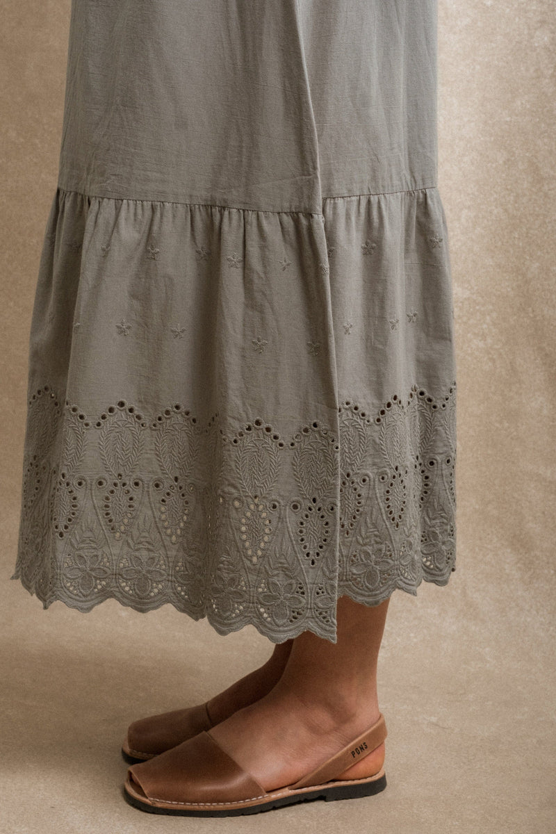 Delphi Skirt - Dusty Blue