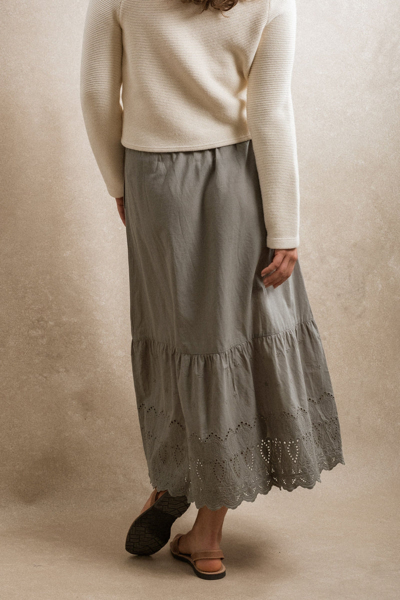 Delphi Skirt - Dusty Blue