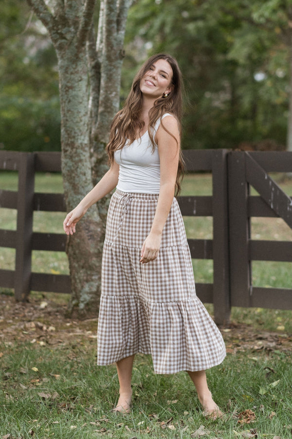 Charleston Skirt - Gingham