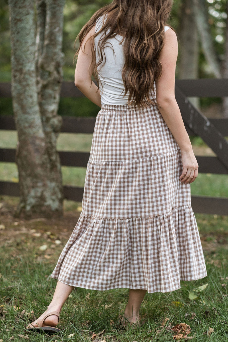 Charleston Skirt - Gingham