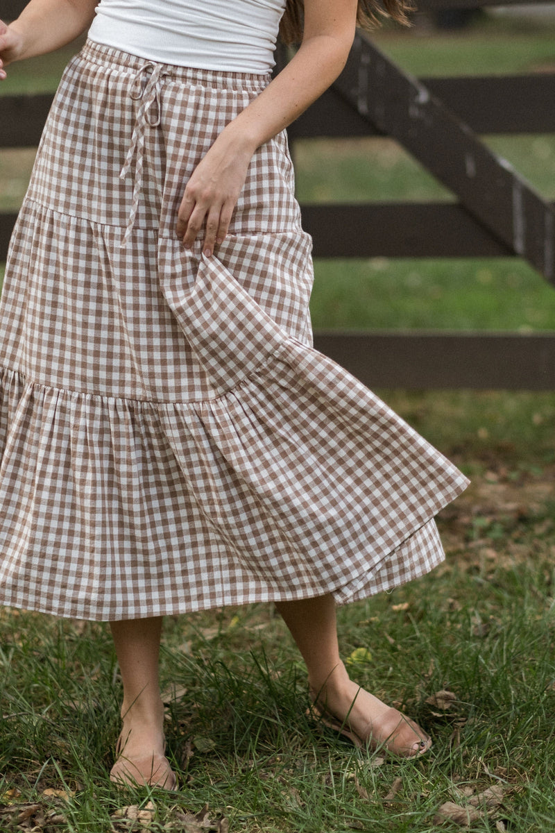 Charleston Skirt - Gingham