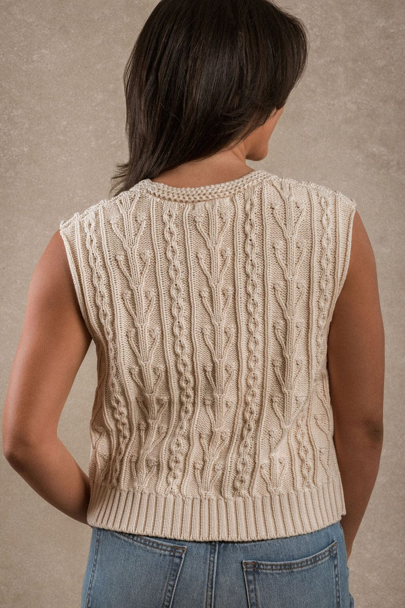 Ivy Vest - Cream