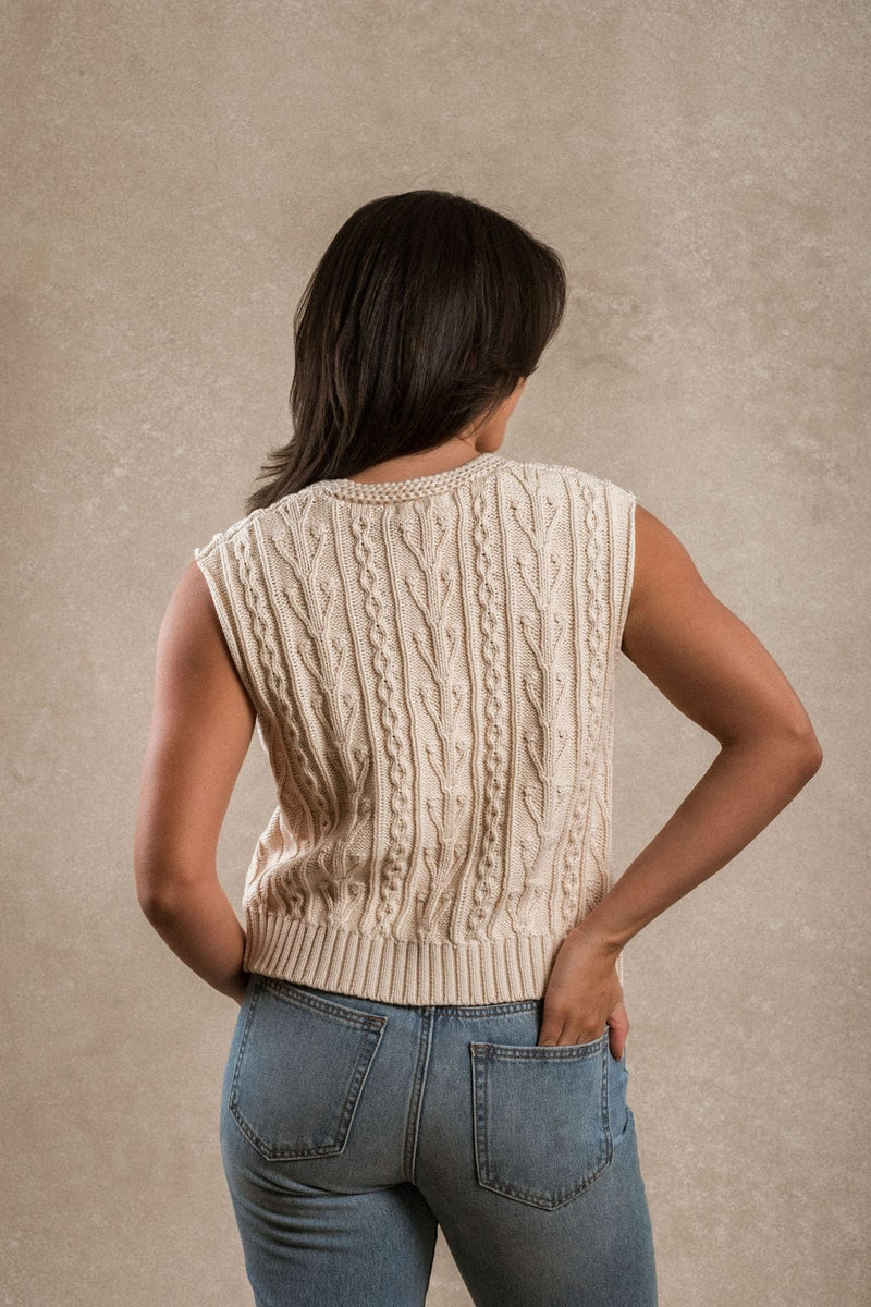 Ivy Vest - Cream