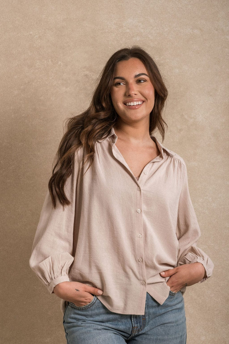 Lafayette Blouse - Beige