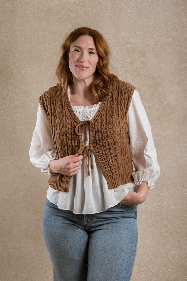 Ivy Vest - Light Brown