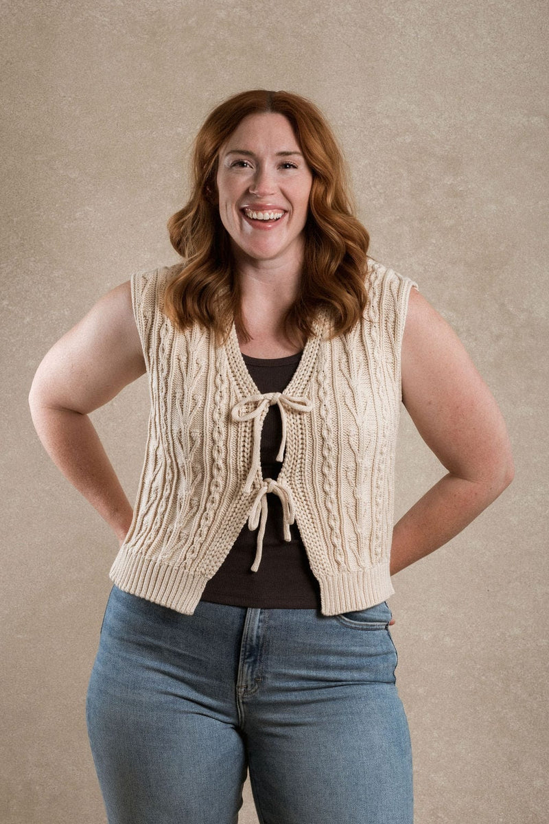 Ivy Vest - Cream