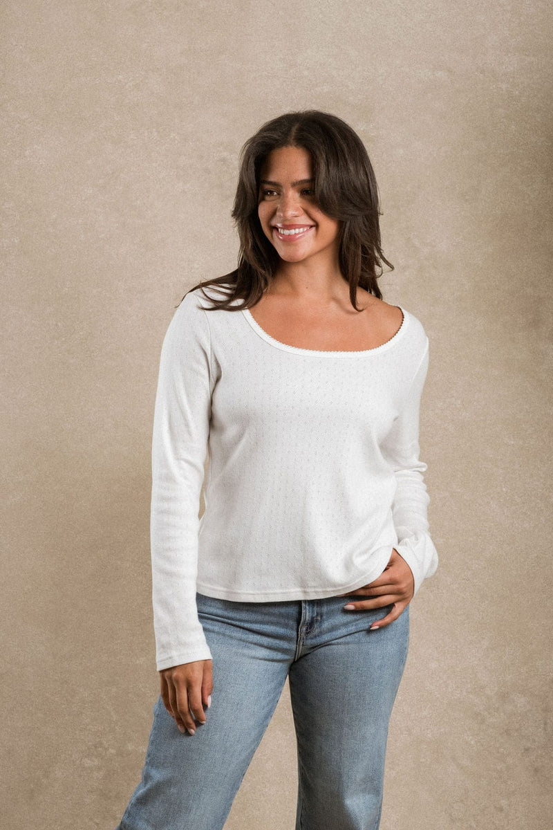 Covington Top - White