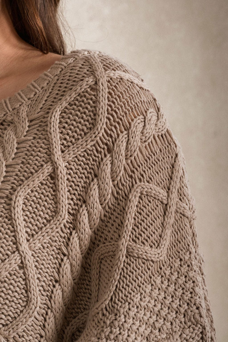 Wildwood Sweater - Taupe