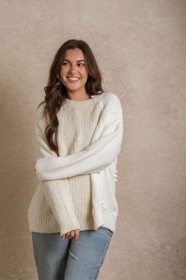 West Point Sweater - Cream