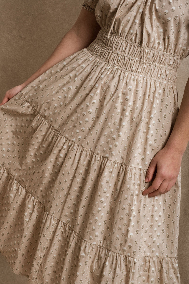 Odette Dress - Beige