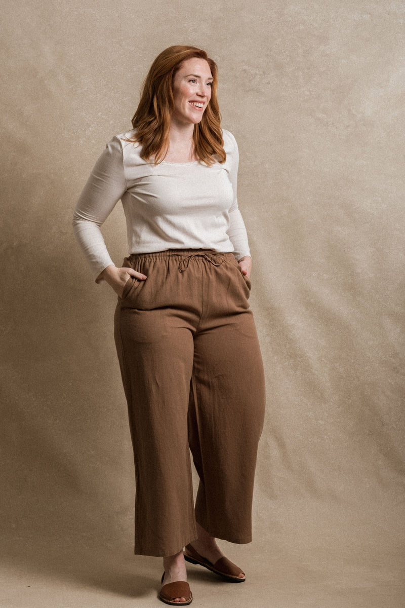 Portofino Pants - Brown