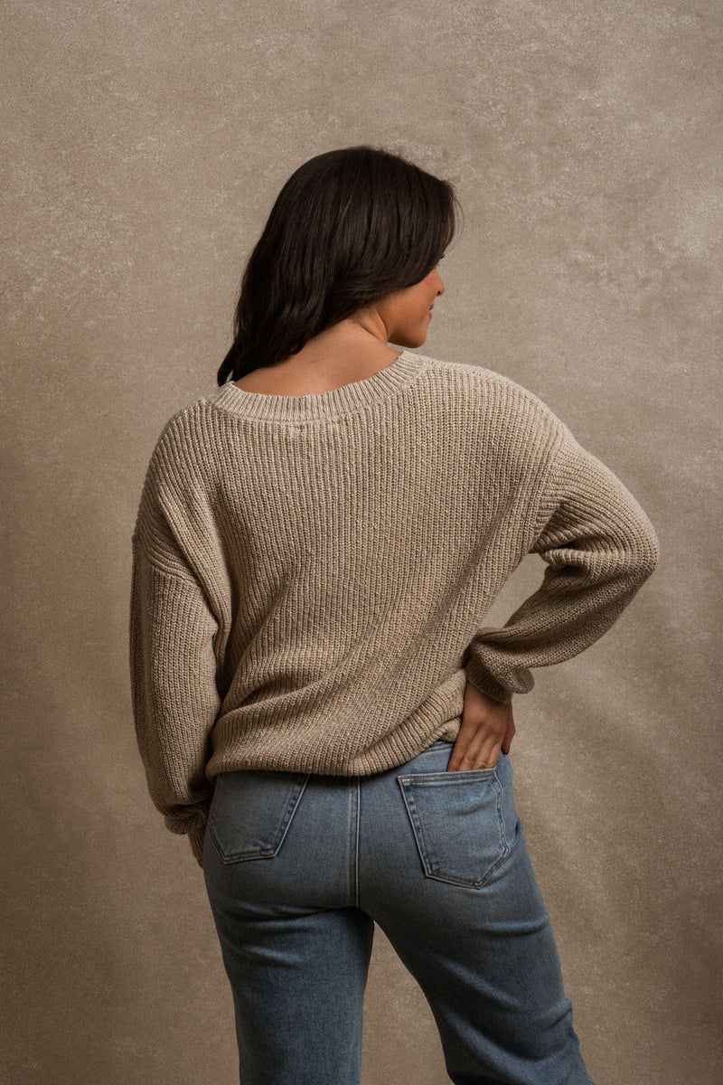 Piper Sweater - Taupe