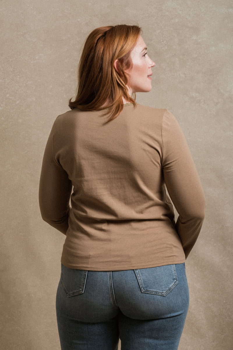 Lenora Top - Light Brown