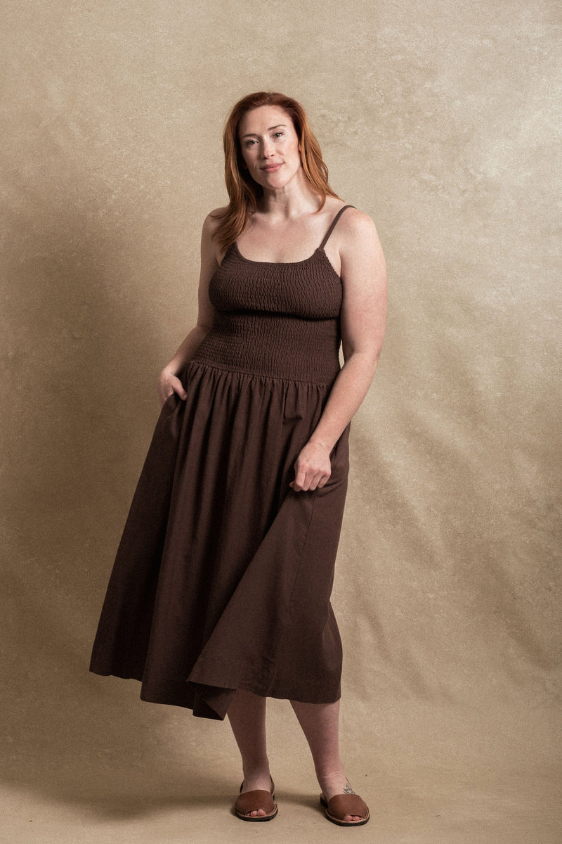 Ember Dress - Brown