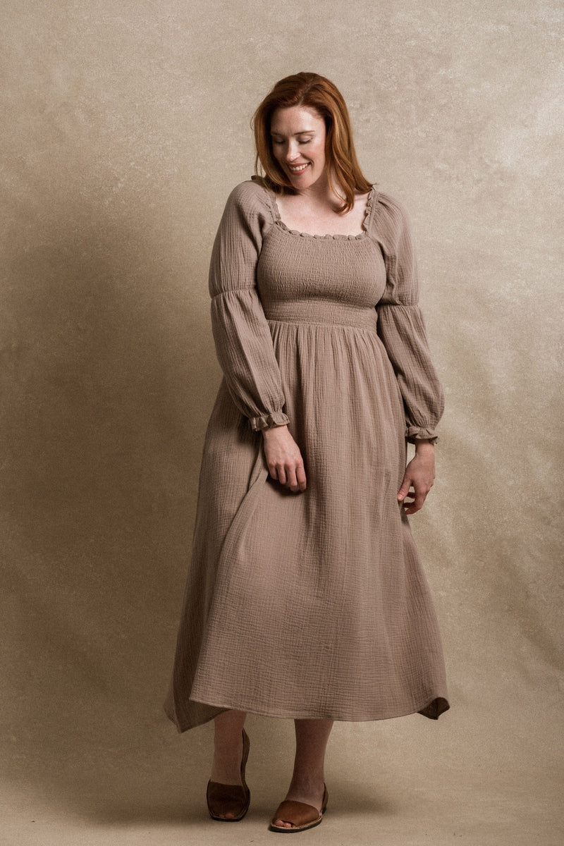 Marlow Dress - Taupe