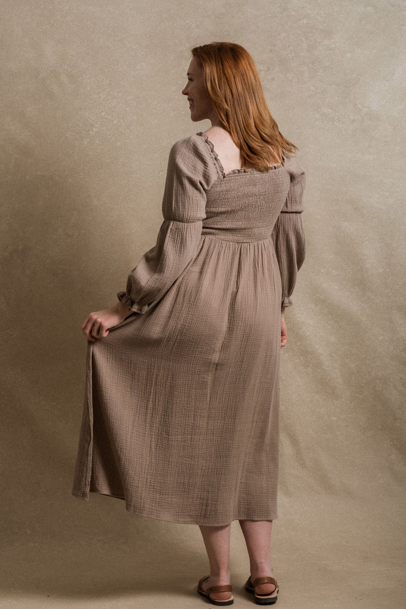 Marlow Dress - Taupe