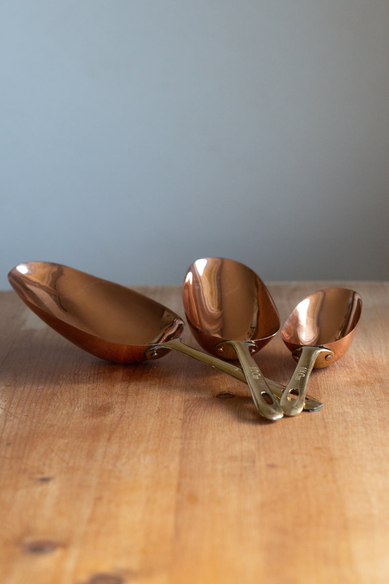 Heirloom Copper Measuring Scoops