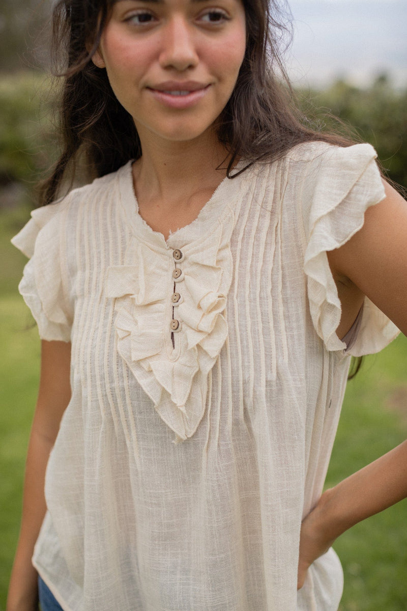 Savannah Blouse - Cream