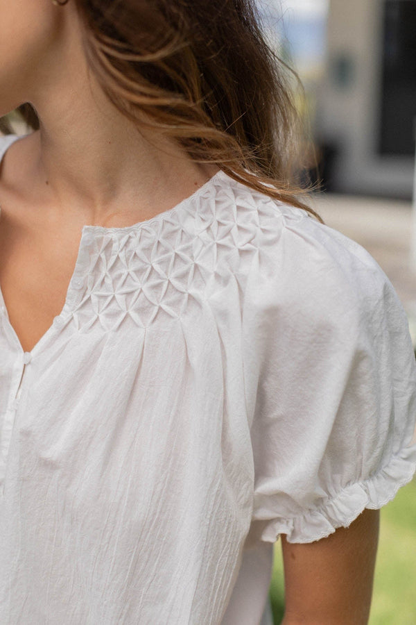 Francesca Blouse - White