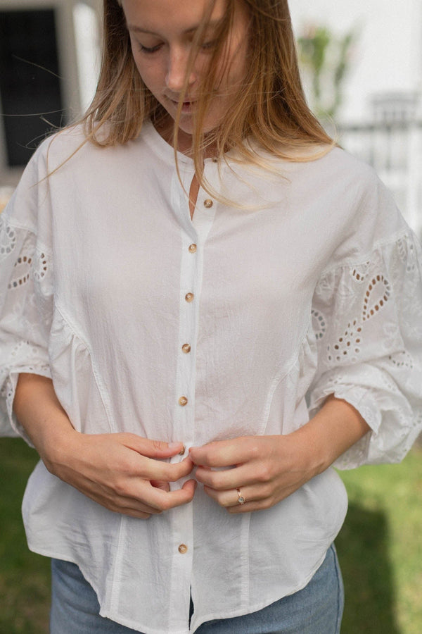 Amelie Blouse - White