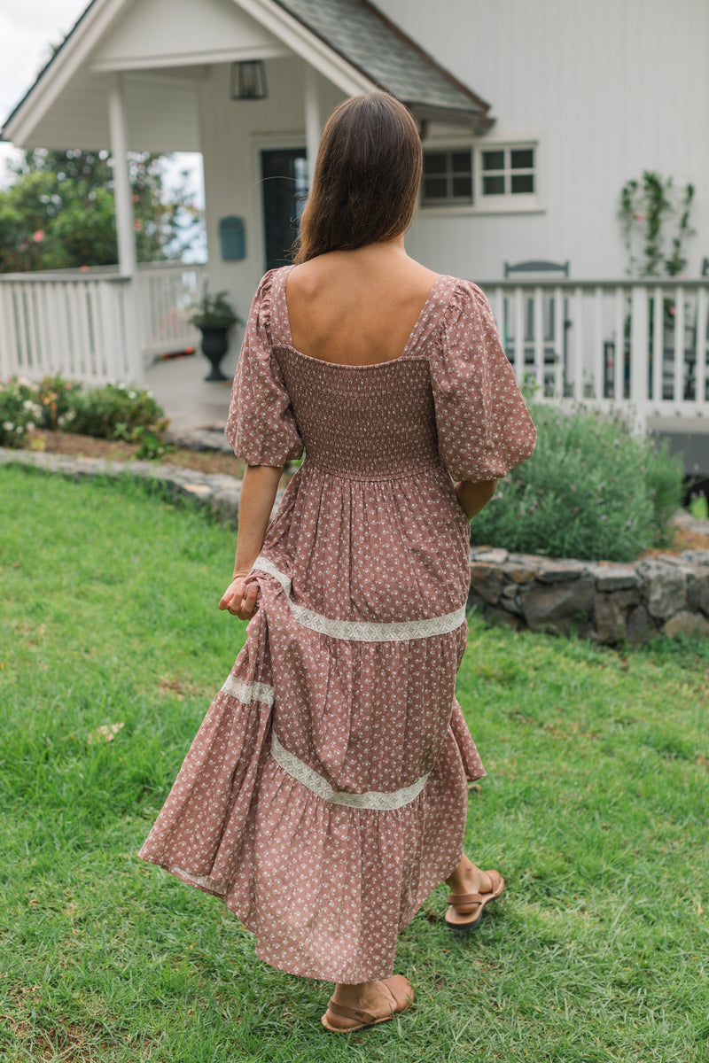 Laurawood Dress - Dusty Rose