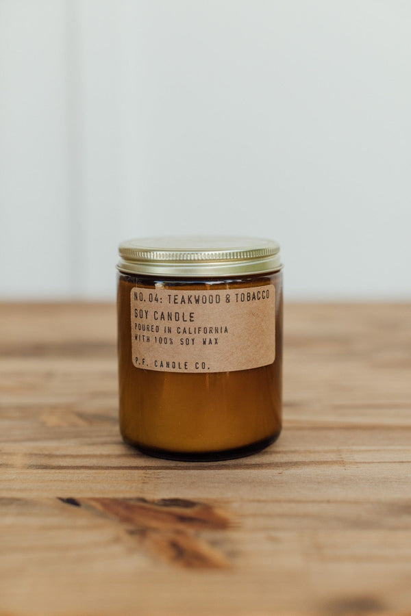 Soy Candle - Teakwood & Tobacco